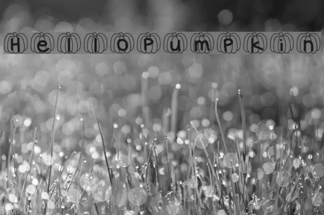 HelloPumpkin Fonte examples