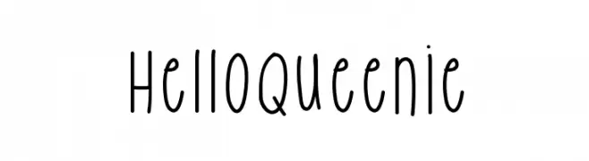 HelloQueenie  नि: शुल्क फ़ॉन्ट्स डाउनलोड