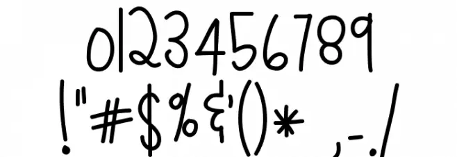 HelloQuincy Font OTHER CHARS