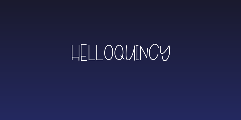 HelloQuincy Social Header
