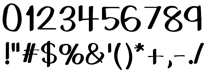 HelloRaleigh Font OTHER CHARS