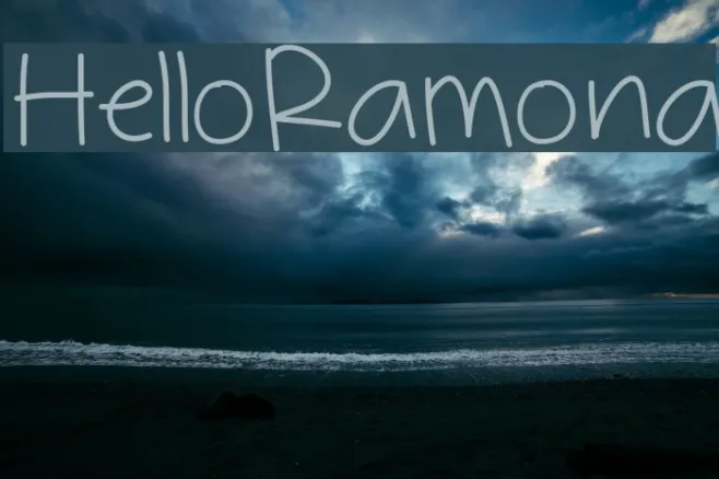 HelloRamona Example 2