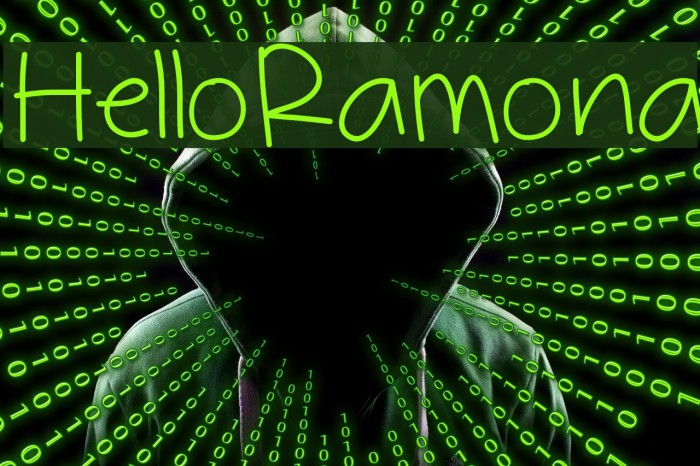 HelloRamona Font examples