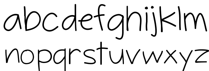 HelloRamona Font LOWERCASE