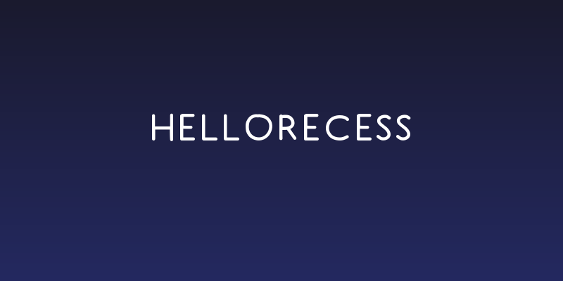 HelloRecess Social Header