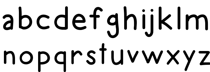 HelloRecess Font LOWERCASE