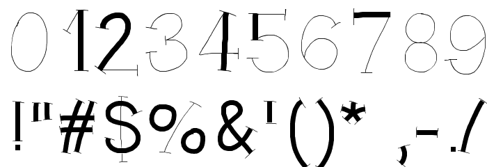 HelloRuhdonkulous Font OTHER CHARS