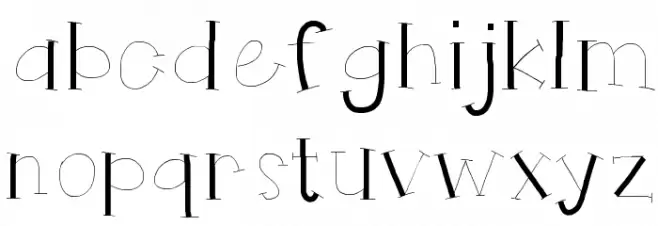 HelloRuhdonkulous Font LOWERCASE