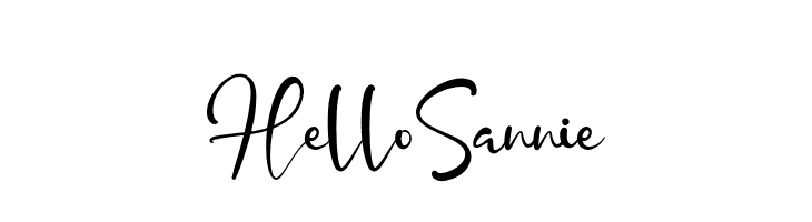 HelloSannie  Free Fonts Download