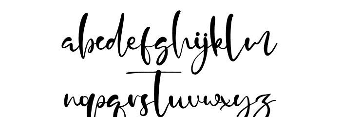 HelloSannie Font LOWERCASE