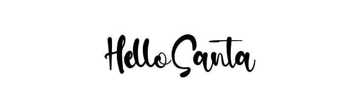 HelloSanta  免费字体下载