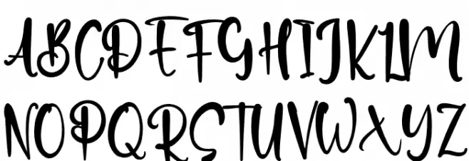 HelloSanta Schriftart Groß
