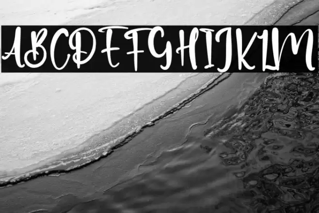 HelloSanta Font examples