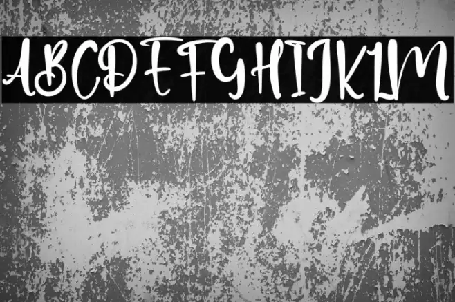 HelloSanta Font examples