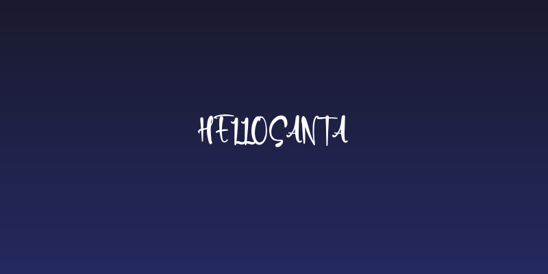HelloSanta Social Header
