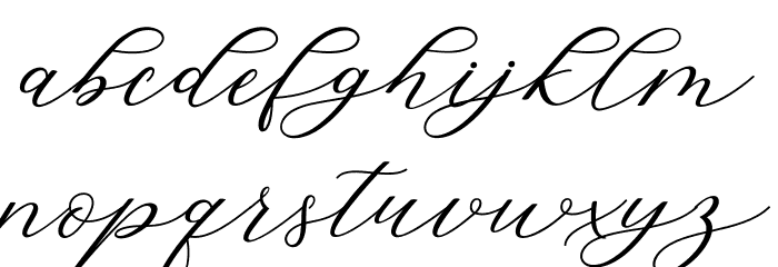 HelloSarrahScript Font LOWERCASE