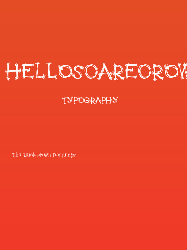 HelloScarecrow Poster