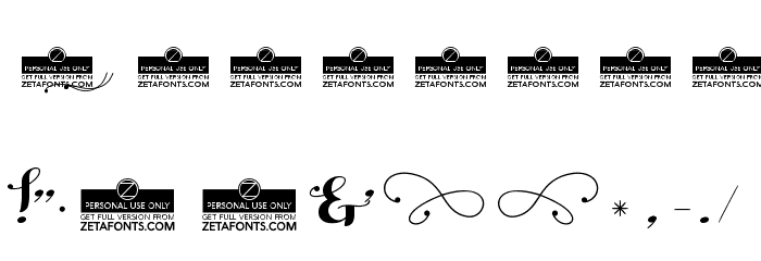 HelloScript Font OTHER CHARS