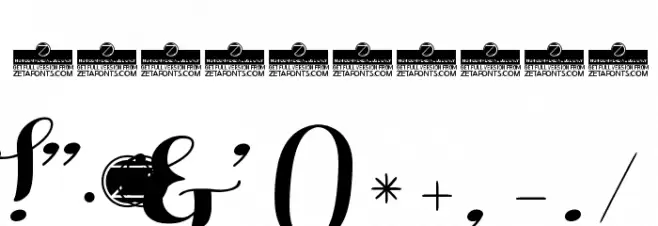 HelloScriptTrial Font OTHER CHARS