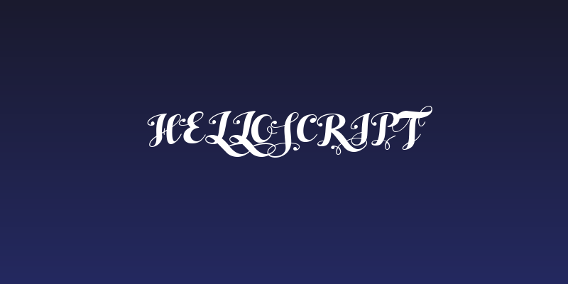 HelloScript Social Header