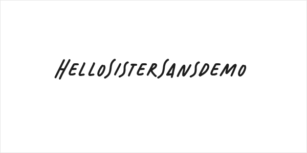 HelloSisterSansdemo Logo