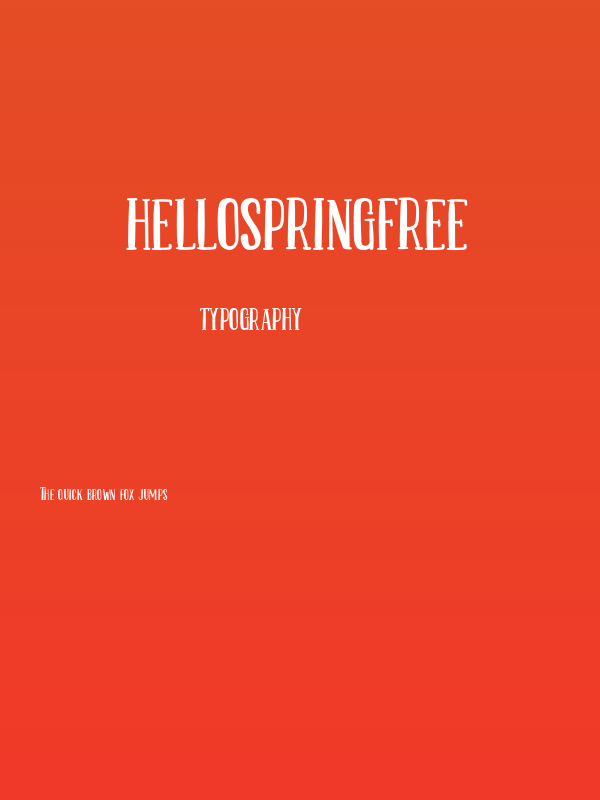 HelloSpringFREE Poster
