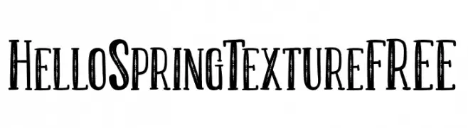 HelloSpringTextureFREE  フリーフォントのダウンロード