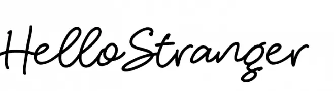 HelloStranger  Free Fonts Download
