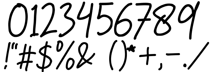 HelloStranger Font OTHER CHARS