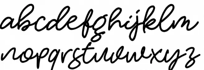 HelloStranger フォント 小文字