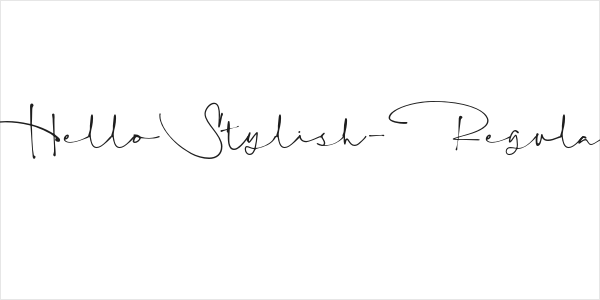 HelloStylish-Regular Logo