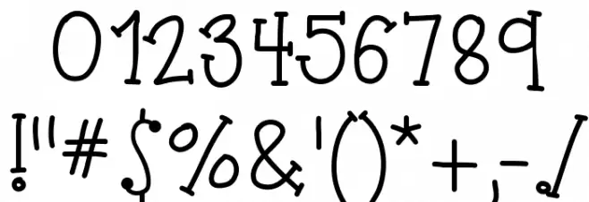 HelloSuhKurity Font OTHER CHARS