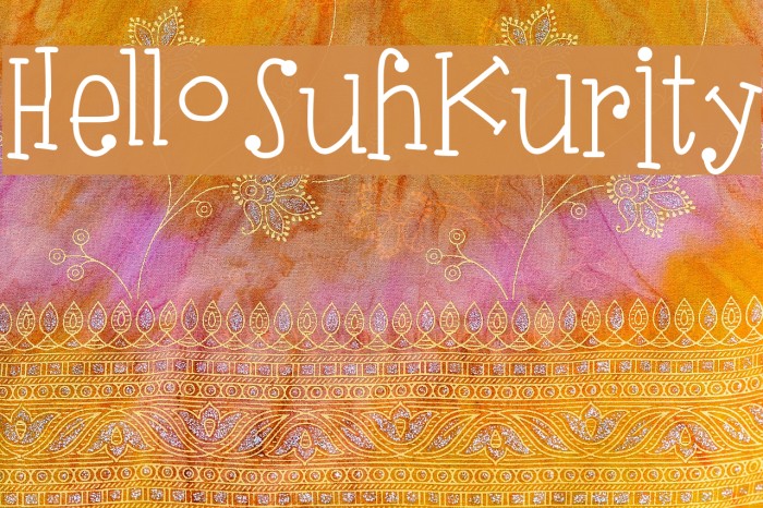 HelloSuhKurity Font examples