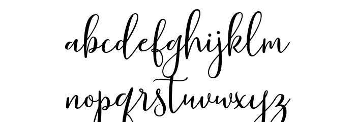HelloSunrise Font LOWERCASE