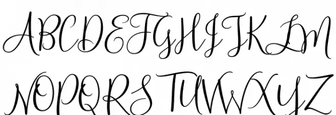 HelloSunrise Schriftart Groß