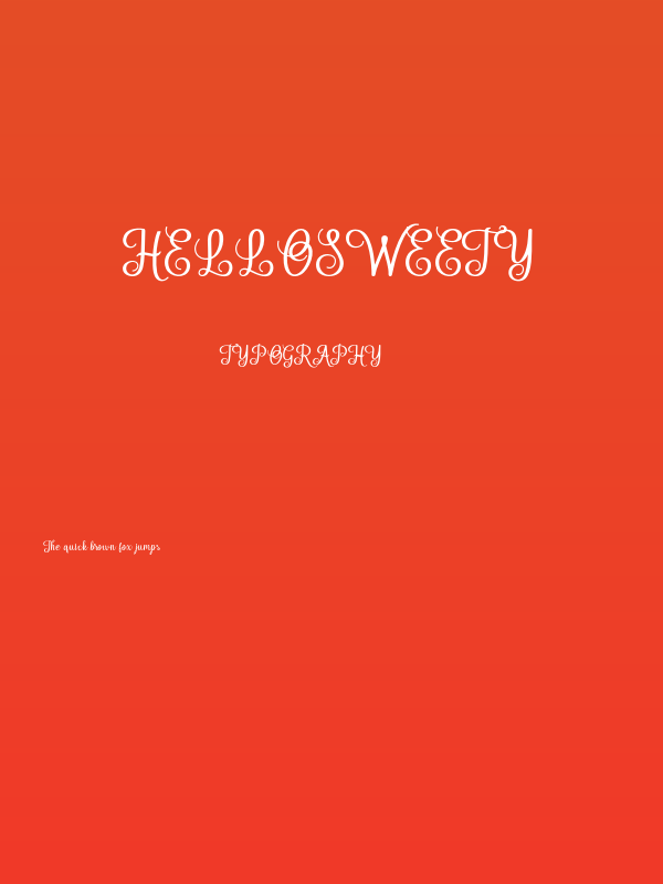 HelloSweety Poster