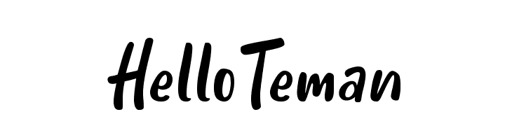 HelloTeman  フリーフォントのダウンロード