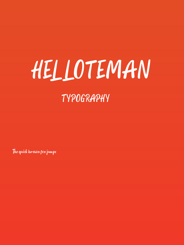 HelloTeman Poster