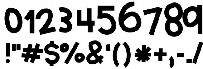 HelloTexas Font OTHER CHARS