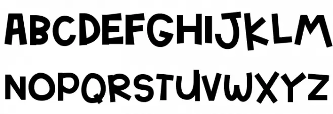 HelloTexas フォント 大文字