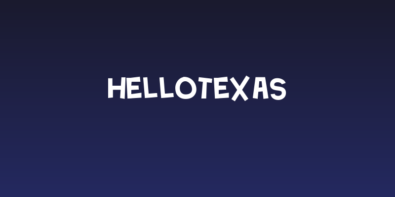 HelloTexas Social Header