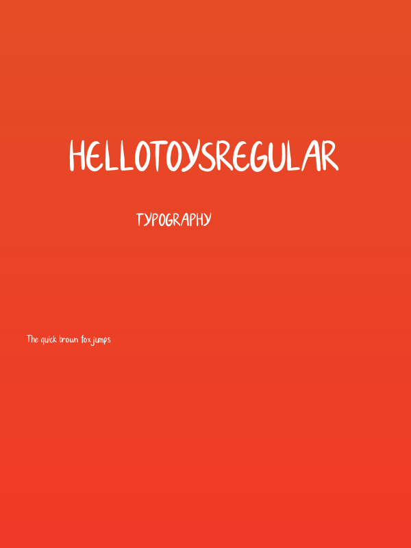 HelloToysRegular Poster