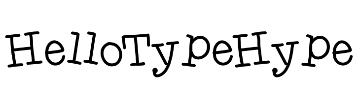 HelloTypeHype  Free Fonts Download