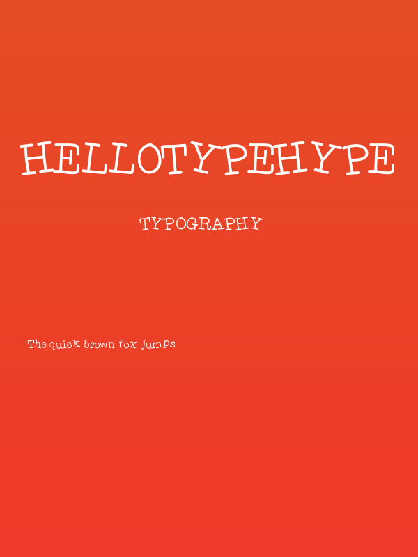 HelloTypeHype Poster