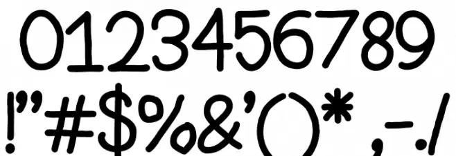 HelloUnicorn Font OTHER CHARS