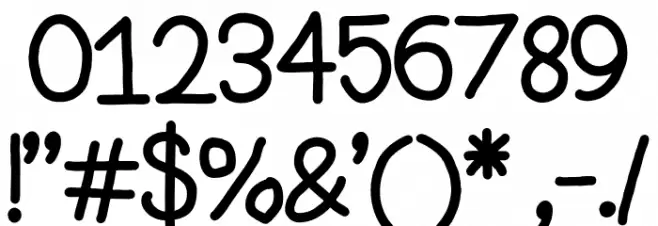 HelloUnicorn Font OTHER CHARS