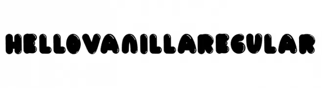HelloVanillaRegular  Скачать бесплатные шрифты