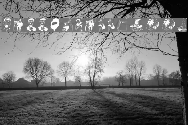 HelloVienna2005 Font examples