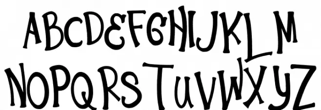 HelloWindsDEMO-Regular Schriftart Kleinbuchstaben