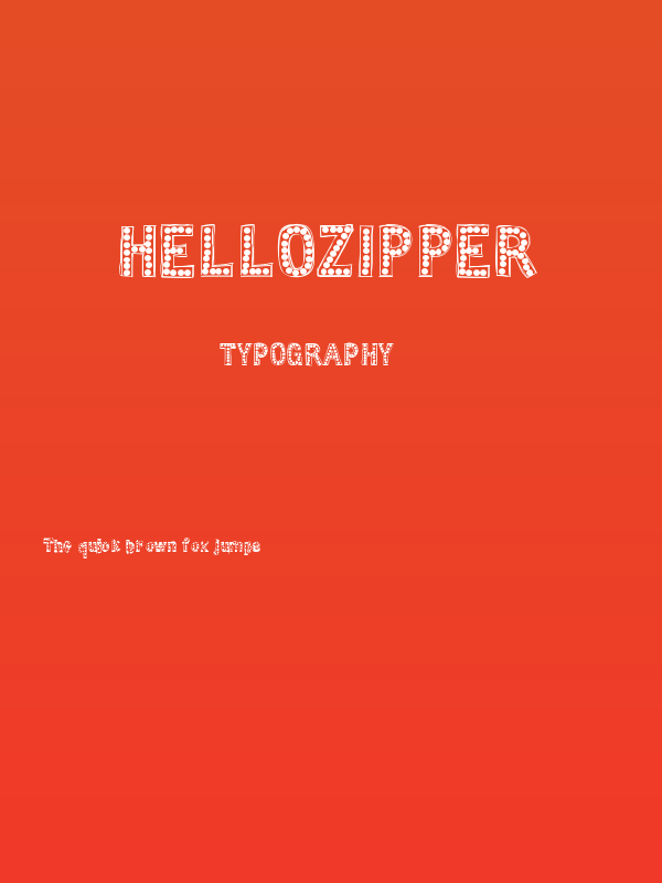 HelloZipper Poster